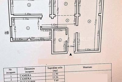 Etaj 1︱Apartament 3 camere 84mp - Canta︱2015, CT - 12
