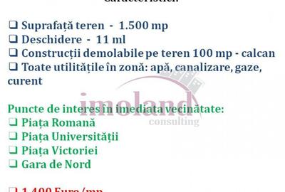 Teren de 1500 mp, în Ultracentral - 3