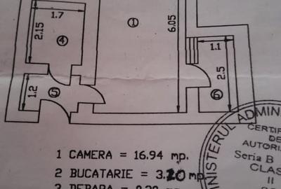 Garsonieră decomandată în Central - 2