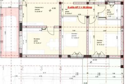 Apartament cu 3 camere decomandat în Central - 1