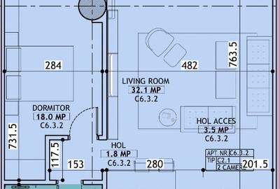 Ap. 2 camere – One North Lofts | Design industrial | Parking | Metrou Pipera Ap. 2 camere – One North Lofts | Design industrial | Parking | Metrou Pipera - 13