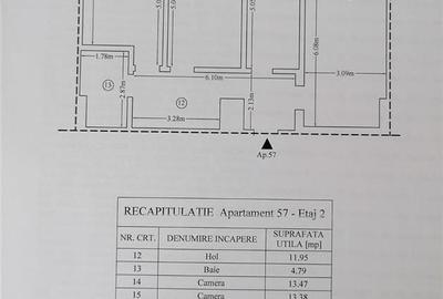 Apartament 3 camere Etaj 2 Visoianu - CUG - 3