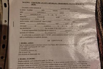 Teren de 797 mp, în Gura Râului - 1