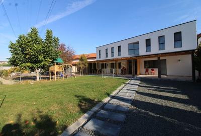 Curte, 4 apartamente, 8 camere, perfectă pt activități educaționale-Dumbravita - 1