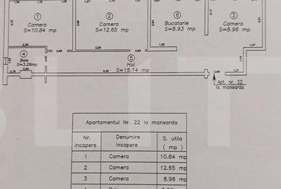 Apartament 3 camere, 60 mp, zona Aradului - 7