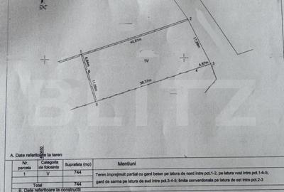 Teren intravilan 744mp, toate utilitatile, zona Carcea - 1