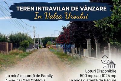 Teren de 500 mp, în Miroslava