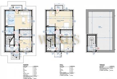 Casă individuală cu 4 camere cu Canalizare în Florești - 5