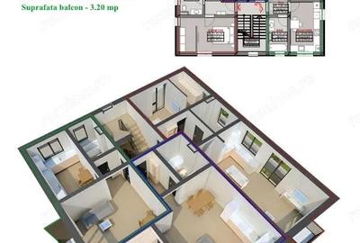 Apartament cu 2 camere în Central