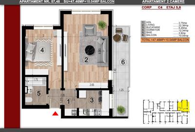 Apartament 2 camere decomandat metrou Dimitrie Leonida - 6