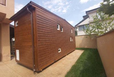 Tiny House Mini Casa Mobila Pe Roti Rulota Hambar Din Lemn Birou Afacere Din Poveste - 8