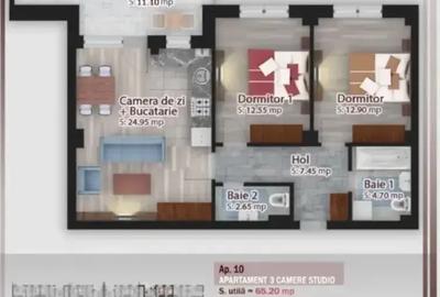 Apartament cu 3 camere decomandat în Theodor Pallady - 6