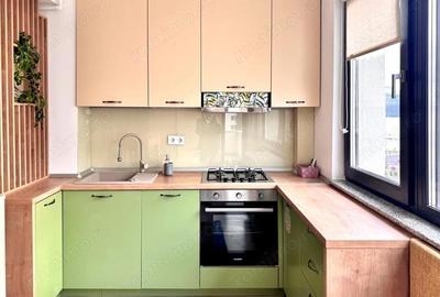 Apartament cu 2 camere semidecomandat, mobilat în Pipera - 9