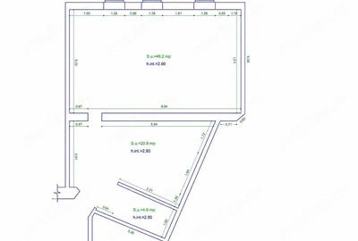 Spațiu comercial, de 72 mp, în Ultracentral - 16