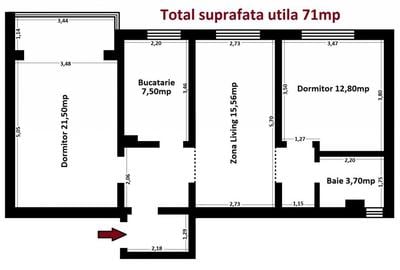 Casa de Cultura – 3 camere renovat-mobilat-utilat nou - 21