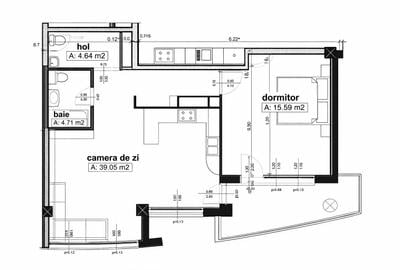 Apartament cu 2 camere decomandat în Gheorgheni