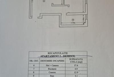 Apartament cu 2 camere semidecomandat în Popas Păcurari - 9