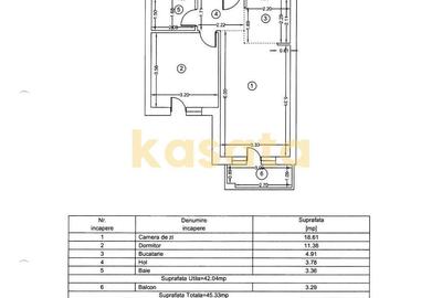 Apartament cu 2 camere în Pipera - 1