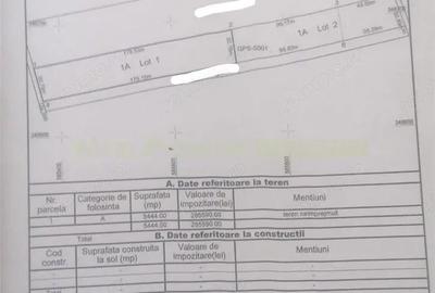 Teren de 5444 mp, în Săftica - 2