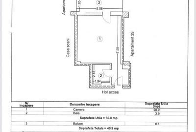 Garsonieră semidecomandată, mobilată în Est - 22