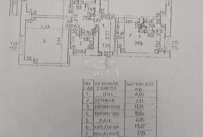 Apartament cu 3 camere decomandat în Panduri