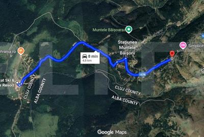 Investitie ! Teren intravilan 990 mp, front 23 m, Muntele Baisorii ! - 3