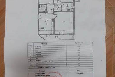 Apartament cu 3 camere decomandat în Prundu - 1
