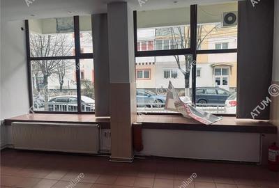 Spatiu comercial 100 mp utili 9 ml vitrina 2 intrari Valea Aurie Sibiu - 3