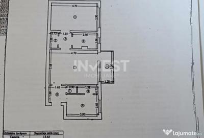 Apartament cu 2 camere semidecomandat în Podu Roș - 1