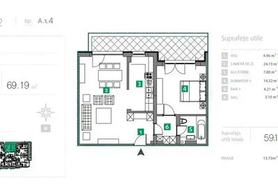 Apartament Lux 2 Camere I Vedere Deosebita Lac I Metrou Straulesti - 4