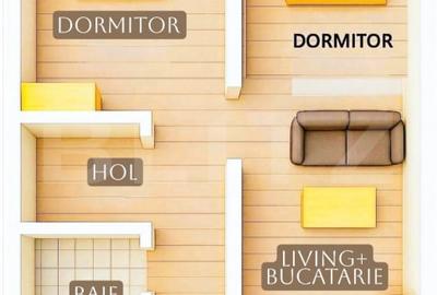 Apartament de vanzare, cu 3 camere, zona Lunca Cetatuii - 1