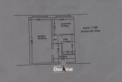 Frumoasa - Apartament 1 camera decomandat- Mobilat si utilat - 4