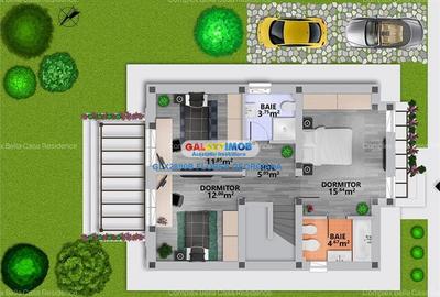 Casă cu 5 camere cu Teren 500 Mp în Săbăreni - 23