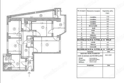 4 Camere Decomandat DE RENOVAT 101 MP Total - 3