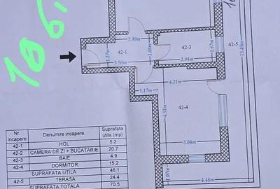Apartament cu 2 camere decomandat în Sălăjan - 1