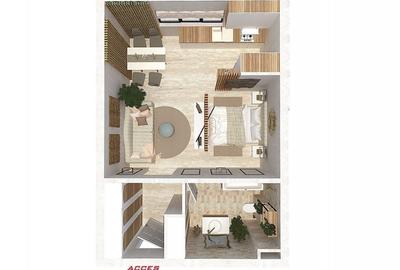 Apartament nou cu 2 camere de vanzare in Complexul Brubus -Santandrei - 9