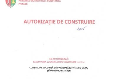 Vanzare Teren perfect 377 mp. cu Autorizatie Constructie - 9