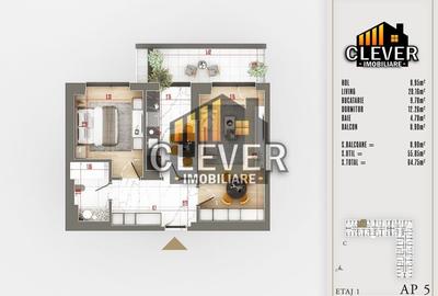 Apartament Premium 2 Camere Suprafata Generoasa Th. Pallady