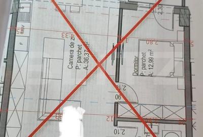 Apartament 2 camere, semifinisat, etaj intermediar, CF, Soporului Apartament 2 camere, semifinisat, etaj intermediar, CF, Soporului - 4