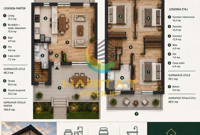 Casă cu 4 camere cu Teren 200 Mp în Central