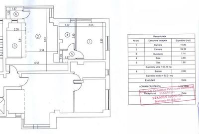 Apartament cu 2 camere semidecomandat, mobilat în Tineretului - 7
