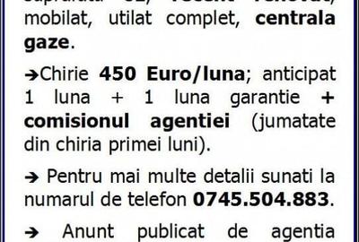 Tomis Nord, 2 camere, decomandat, mobilat, inchirieri Constanta - 8