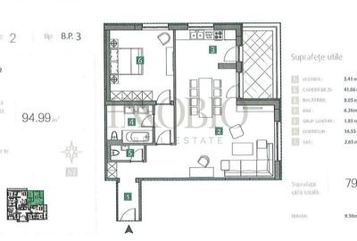 Apartament cu 2 camere în Băneasa - 15