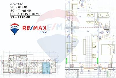 Apartament de vanzare bloc nou Bacau AP 7 - 4