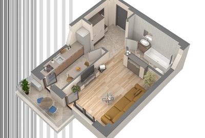 *UNIREA TOWERS* APARTAMENT 1 CAMERĂ - DECOMANDAT - 4