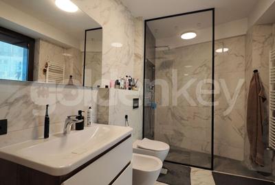 Penthouse cu 4 camere semidecomandat, mobilat în Barbu Văcărescu - 11