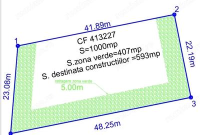Teren de 1000 mp, în Șag