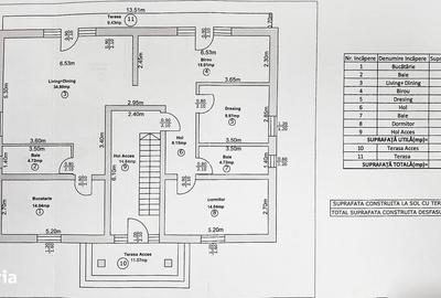 Casă cu 4 camere în Central