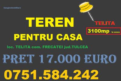 TEREN pentru CASA sat TELITA com FRECATEI - 1