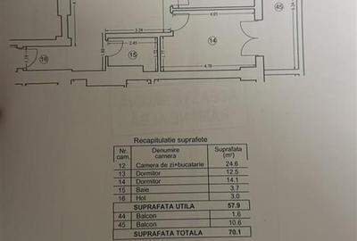 Apartament cu 3 camere semidecomandat în Fundeni - 15